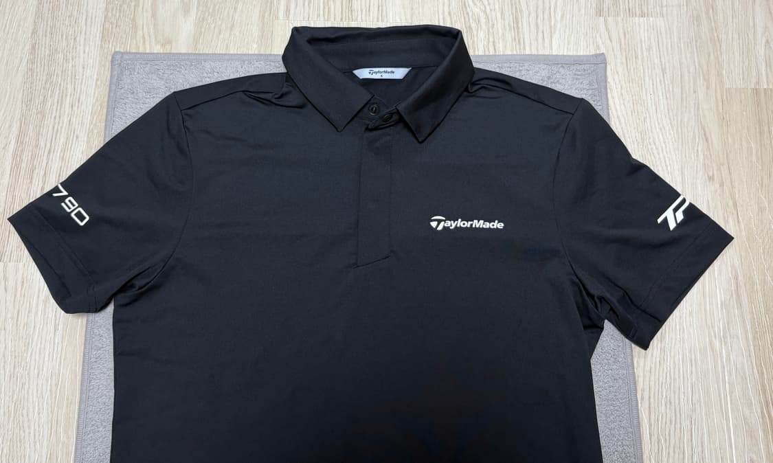 [S급] ⛳️🏌️‍♀️TaylorMade 골프 폴로 티셔츠 블랙 S 상품이미지3