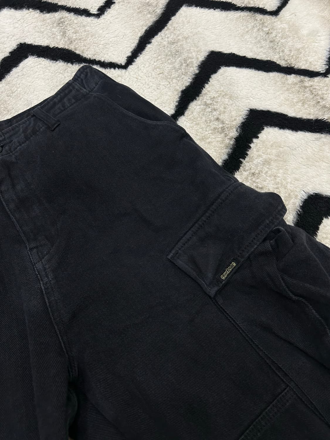 [M]브라운브레스 카고 팬츠/흑청 상품이미지1