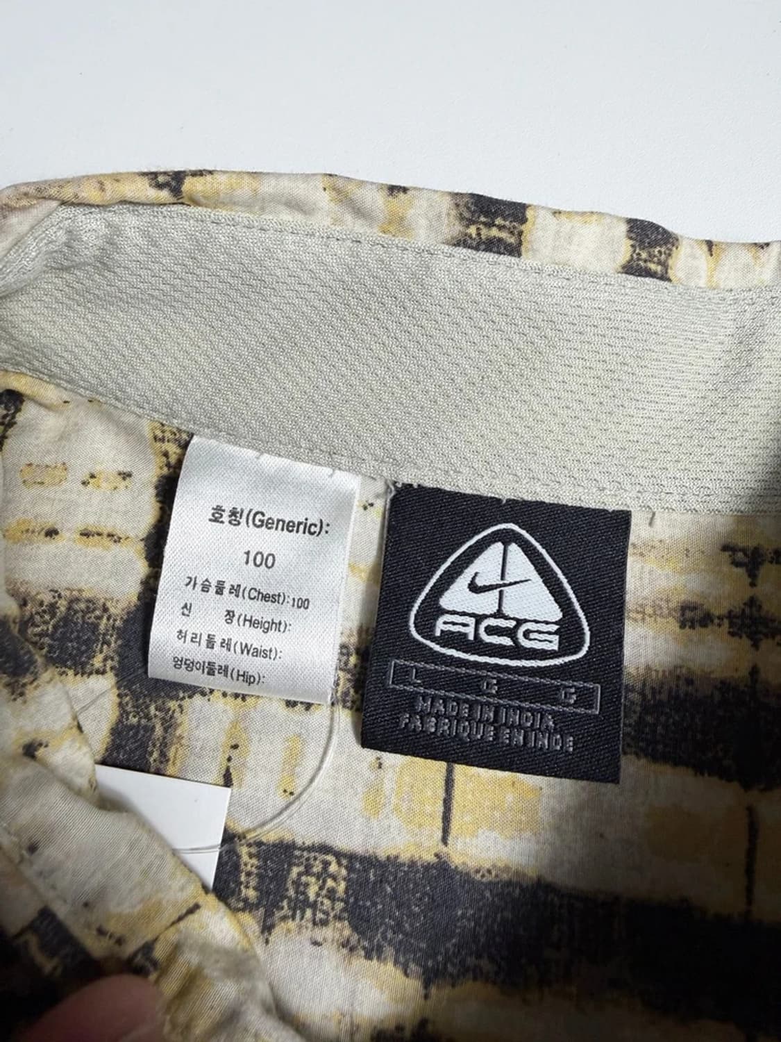 나이키 ACG 00's 체크 패턴 반팔 셔츠 R1537 상품이미지4