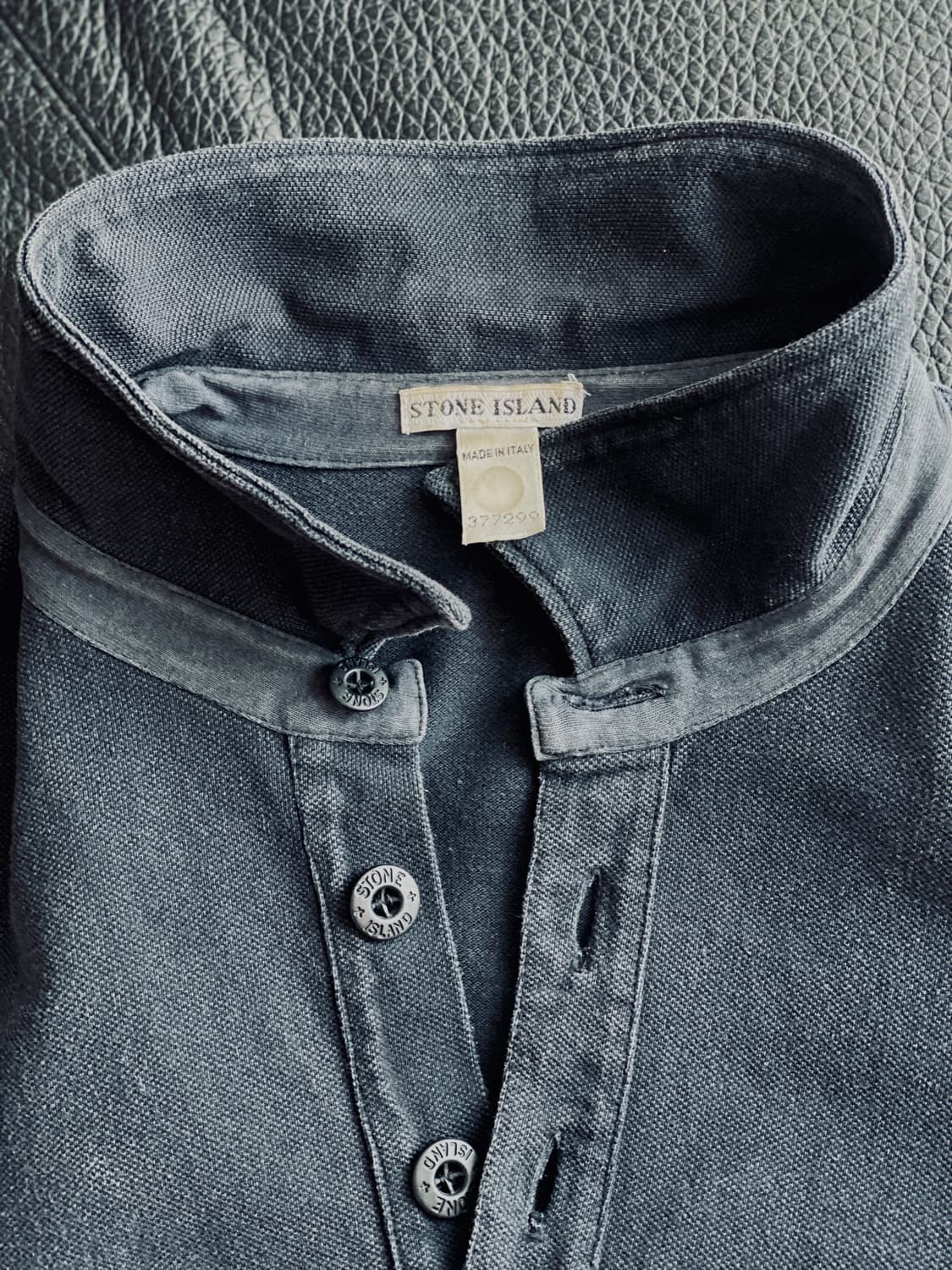  스톤아일랜드 와펜 면 워싱 소재 긴팔 티셔츠 100 (105 가능) 상품이미지8