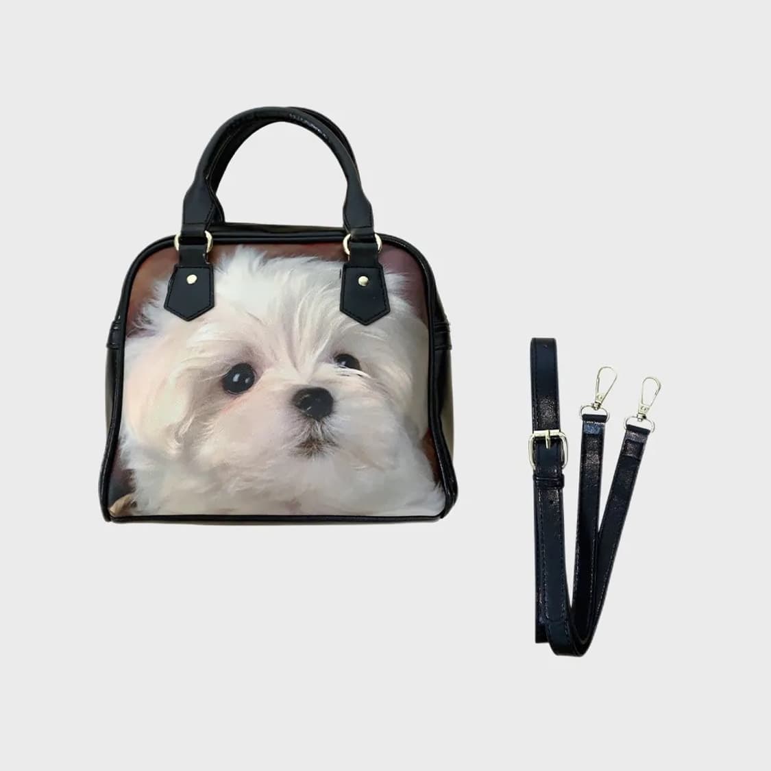 [허자보이에이씨씨] Puppy leather bag 상품이미지1