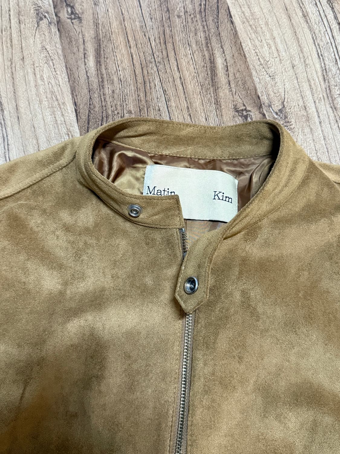 마뗑팀 스웨이드 바이커 자켓 상품이미지2