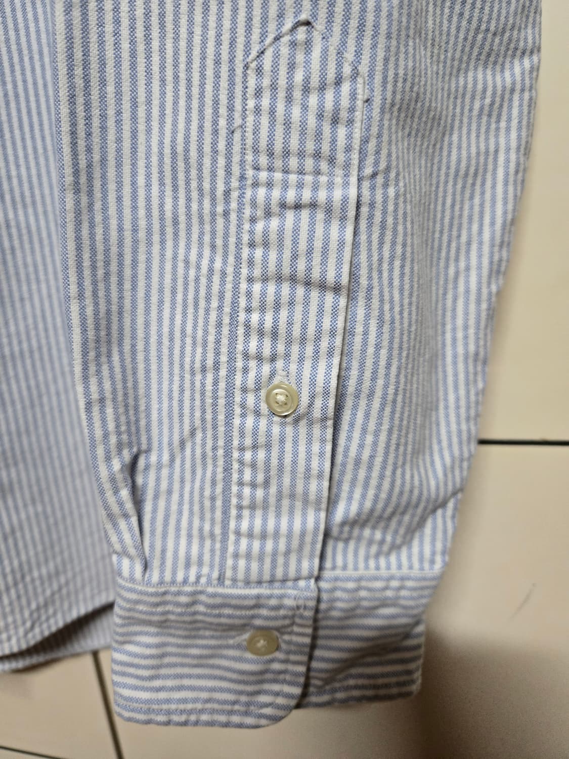 폴로 랄프로렌 신형 블루 스트라이프 옥스포드 셔츠 상품이미지6