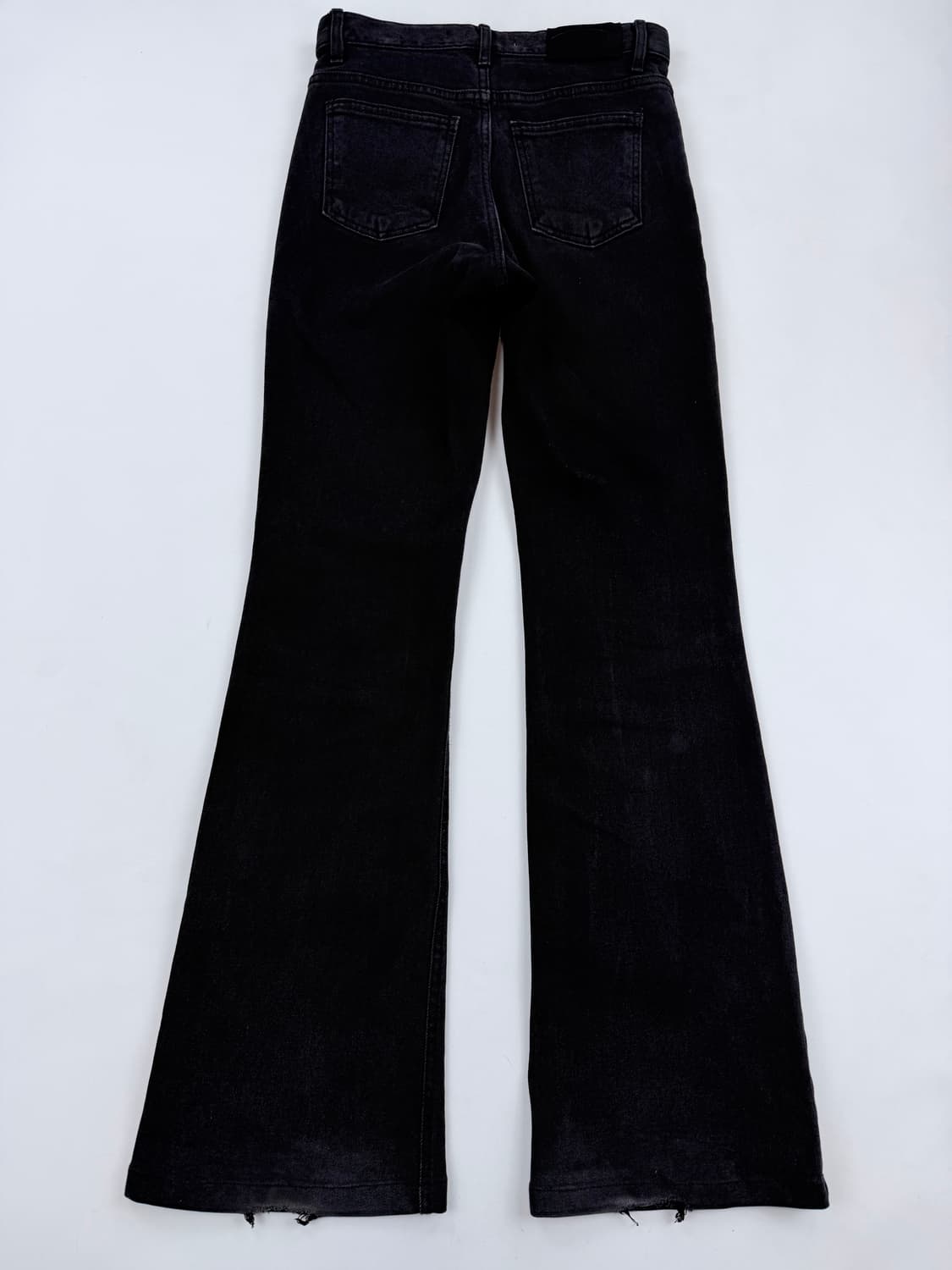 보헤미안서울 블랙 부츠컷 데님 팬츠 상품이미지6