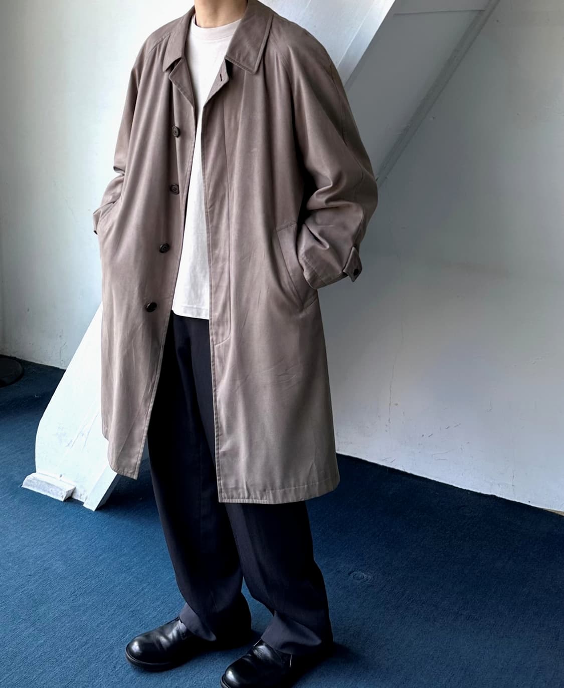 Peach skin soft touch soutien coat 상품이미지3