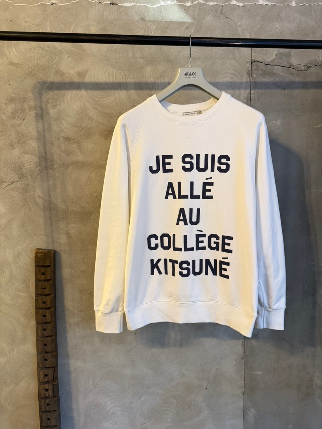 메종키츠네 레터링 맨투맨 100 상품이미지1