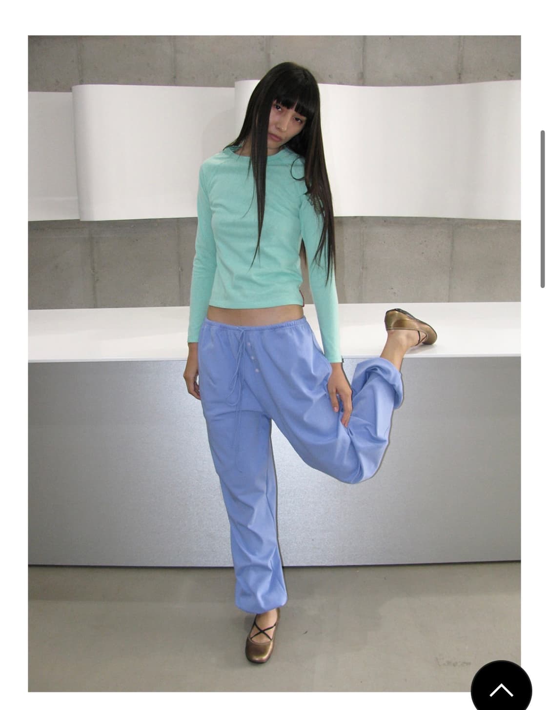 파르티멘토 롱 슬리브 애플 민트 M 상품이미지2