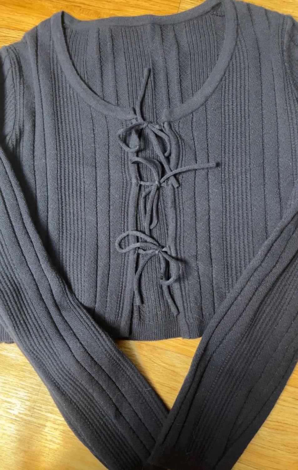 빈티지 남색 니트 가디건 상품이미지1