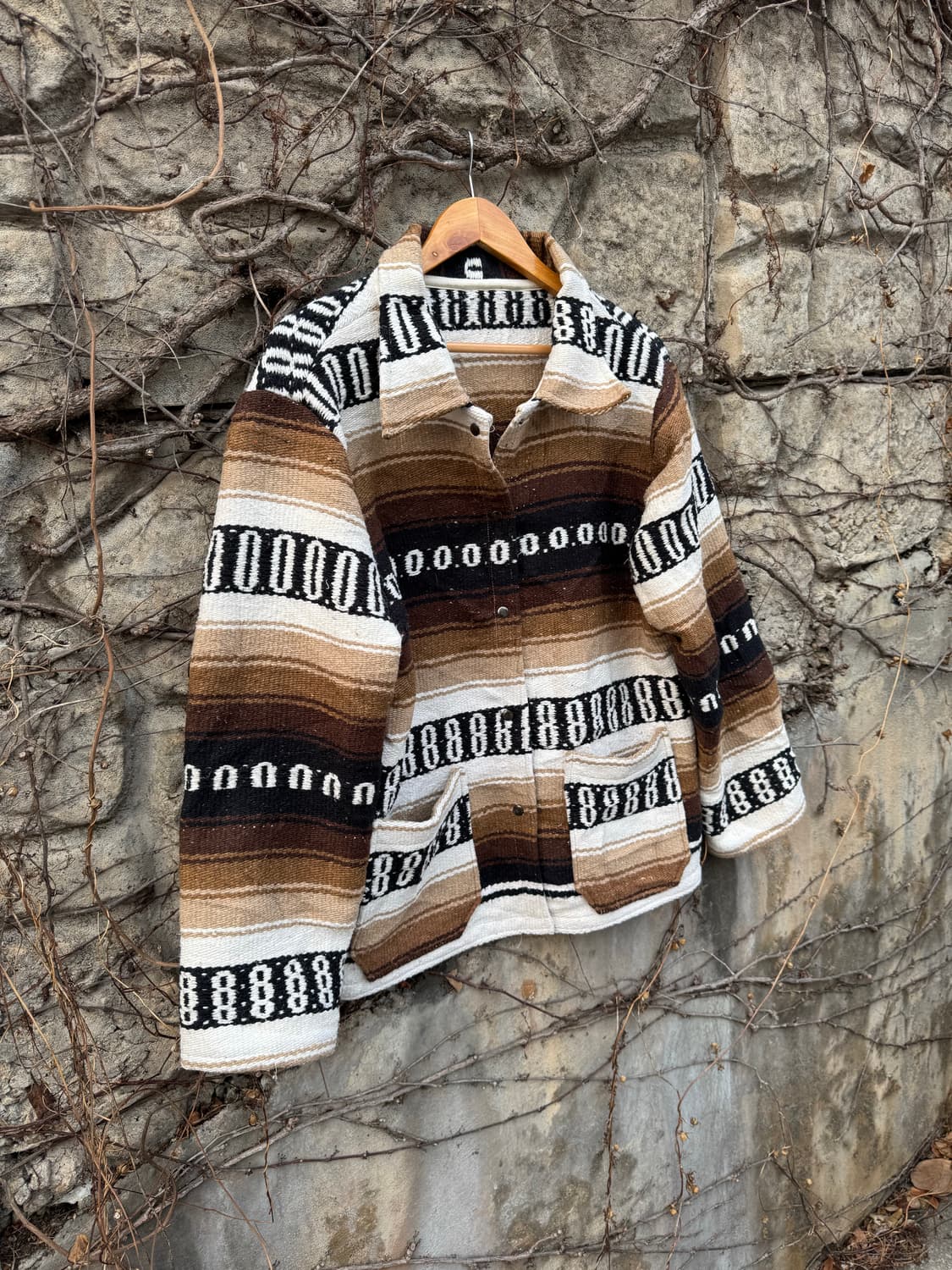 빈티지 멕시코 블랑켓 업사이클 자켓 상품이미지3