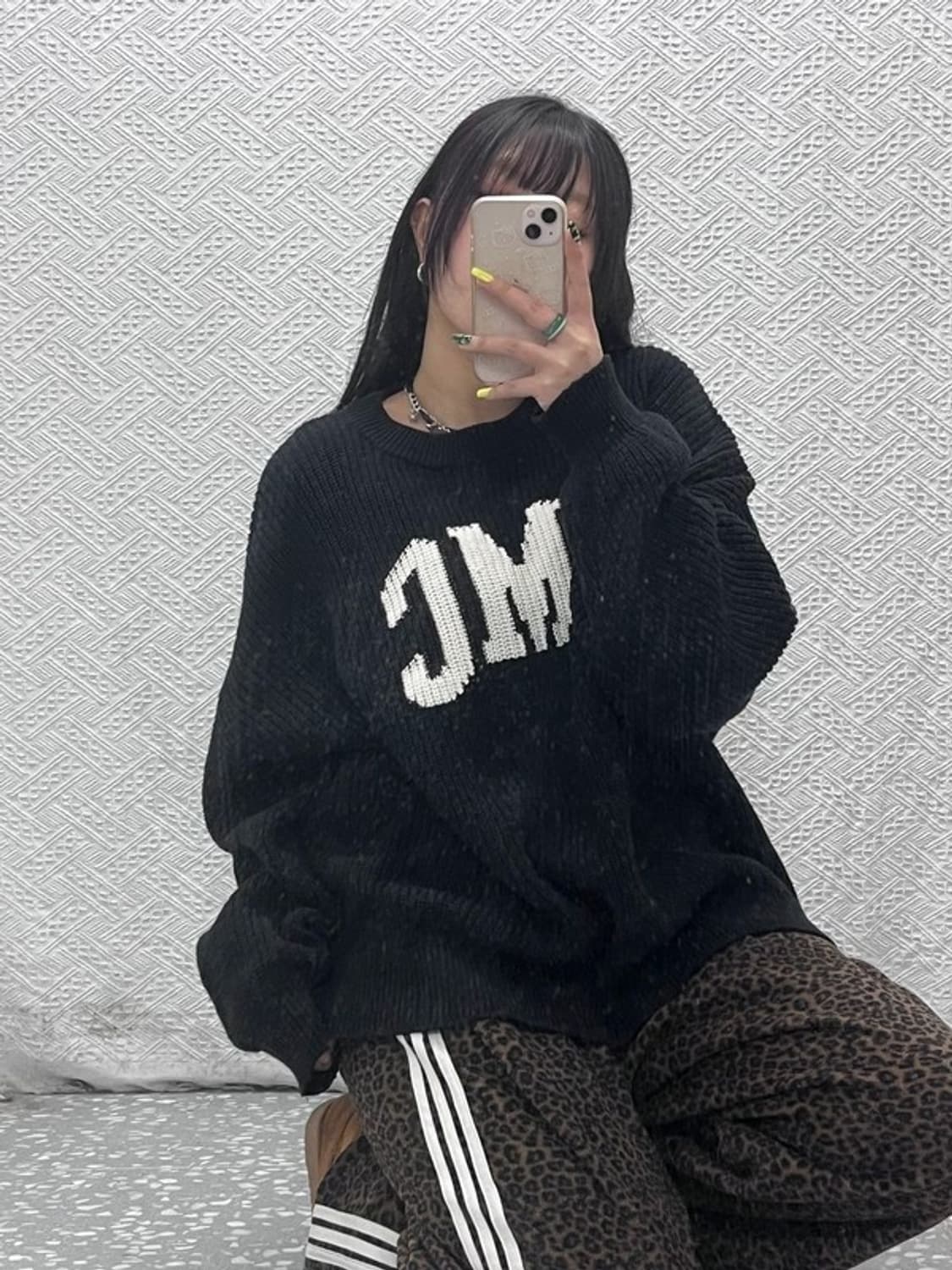 LMC 올드스쿨 빈티지 빅로고 오버핏 니트 2 C07588 상품이미지2