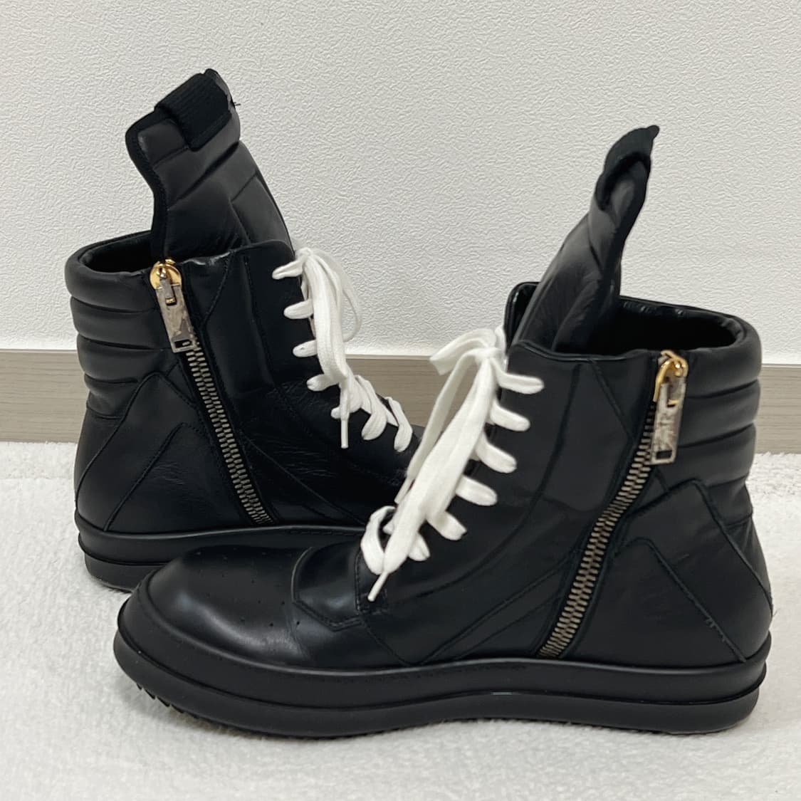 릭오웬스 13FW 지오바스켓 모노크롬 올검 트리플블랙 LPO 상품이미지4