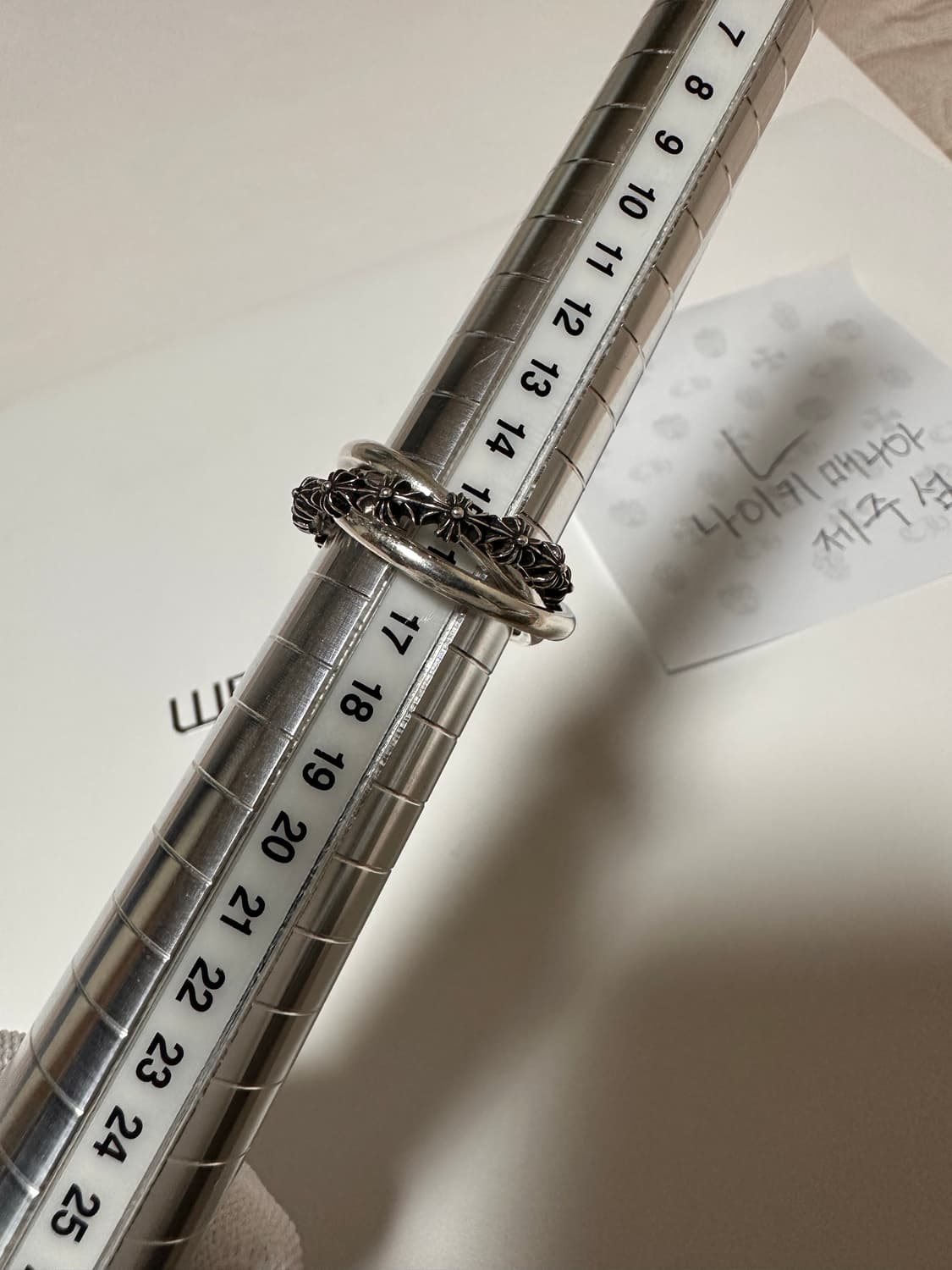 크롬하츠 타이니트리플밴드링 상품이미지2