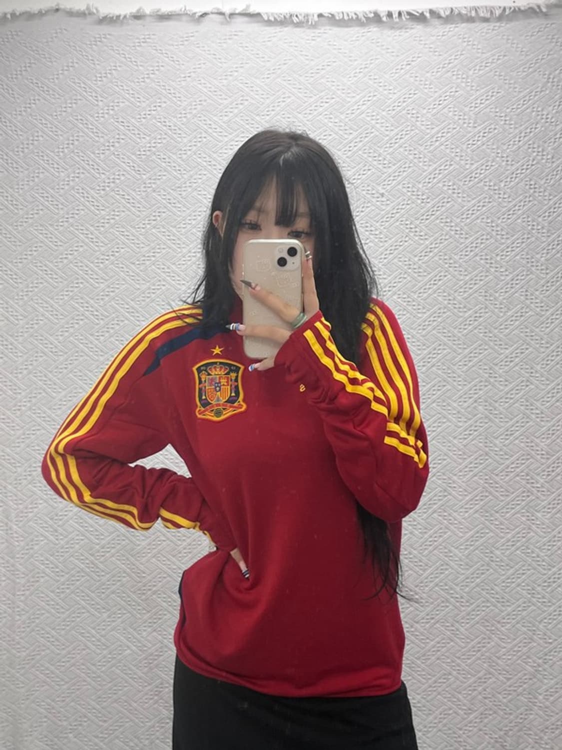 아디다스 12-13 스페인 국대 축구 져지 긴팔티 95 C06144 상품이미지2