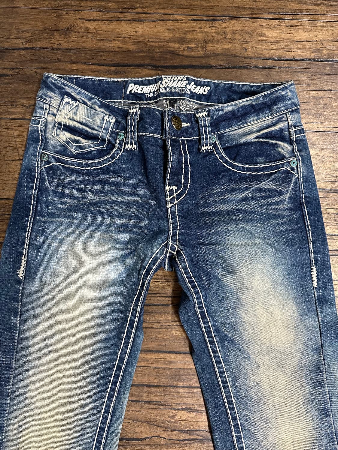 Y2K SHANE JEANS 워싱 데님팬츠 27-28 상품이미지1