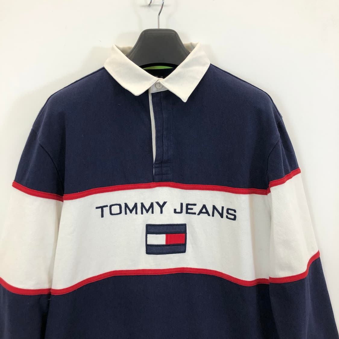 90s 타미힐피거 럭비카라티 M 오버 상품이미지2