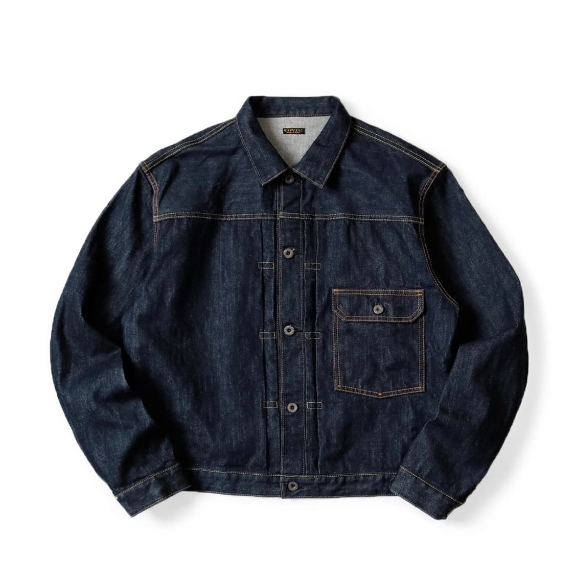 캐피탈 14온즈 데님 1ST 원 워시 자켓 인디고(구매) 2사이즈 상품이미지1