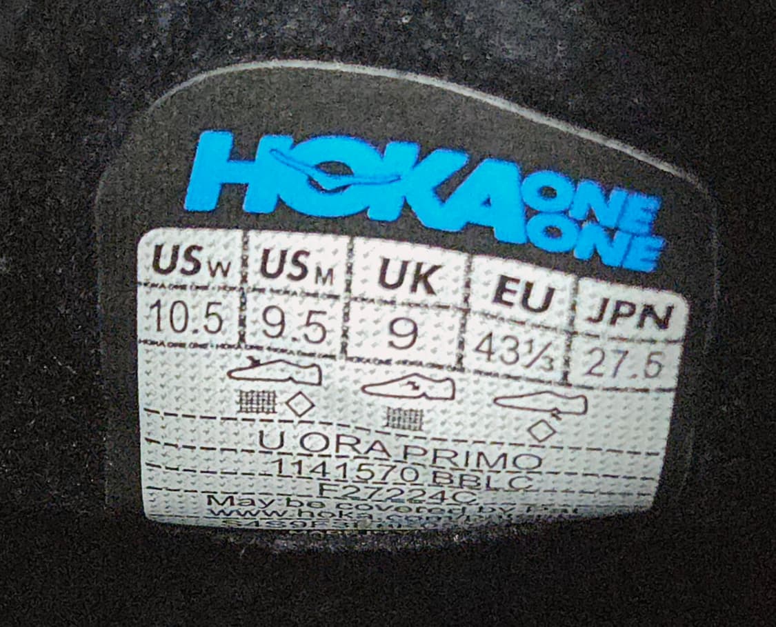 호카 오라 프리모 블랙 HOKA 상품이미지8