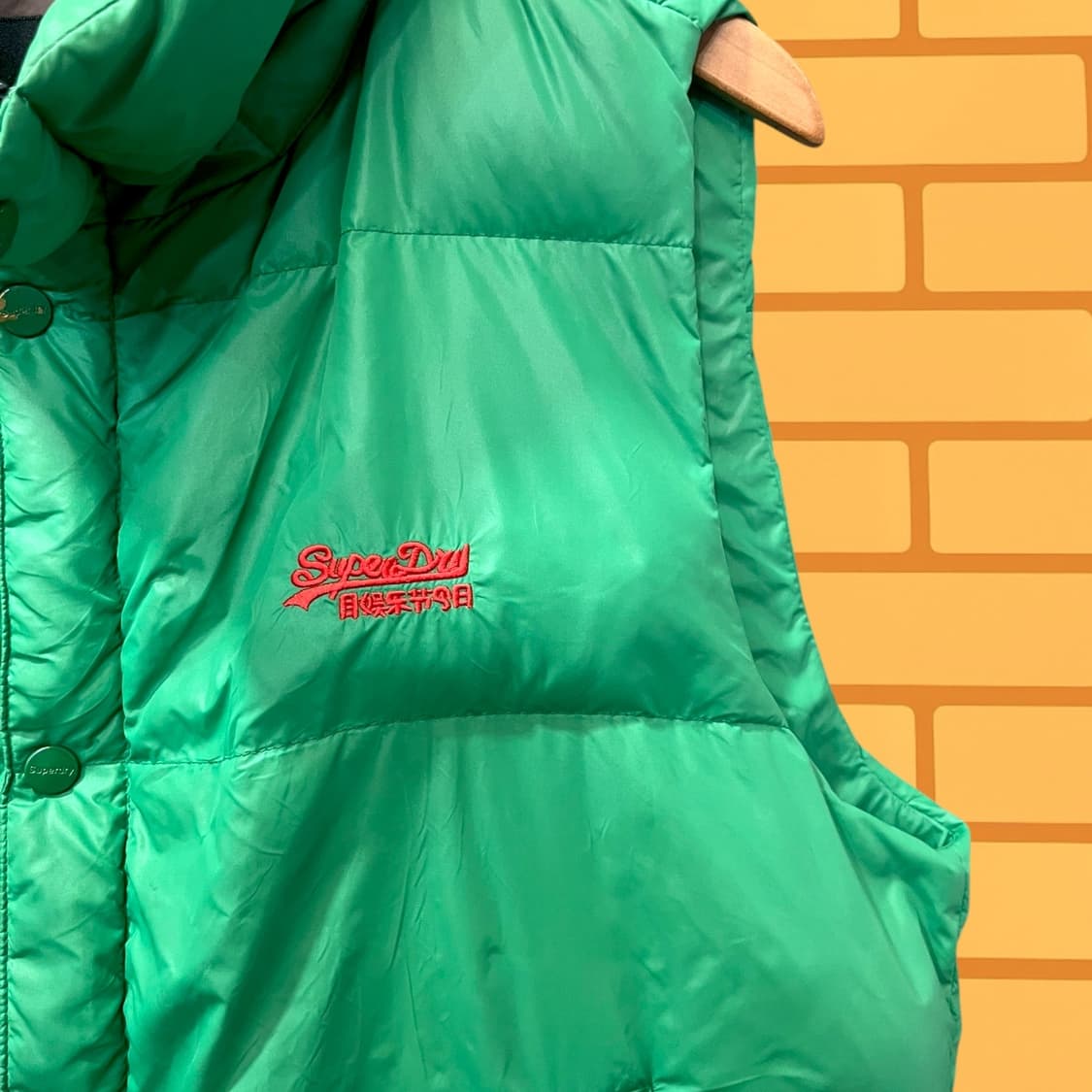 슈퍼드라이 더블 블랙 라벨 다운 베스트 (M) 상품이미지2