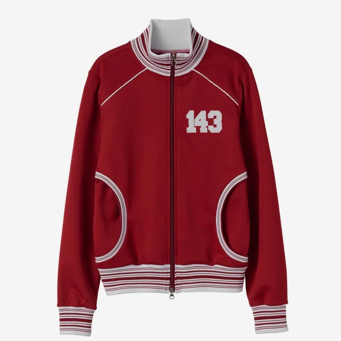 스컬프터 Stripe Track Zip-Up Red 상품이미지1