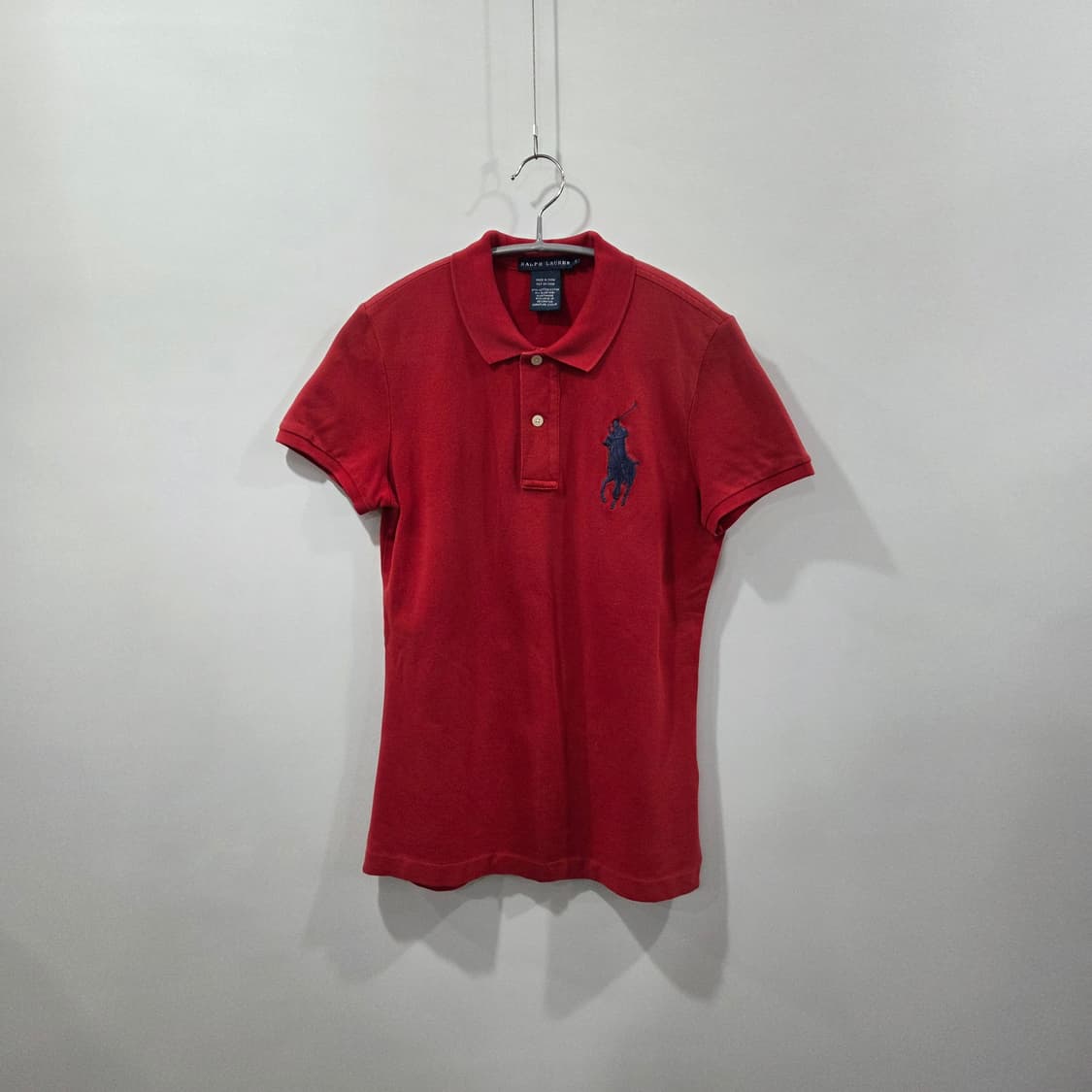 폴로랄프로렌 우먼 빅포니 피케 카라 반팔티 S 상품이미지1