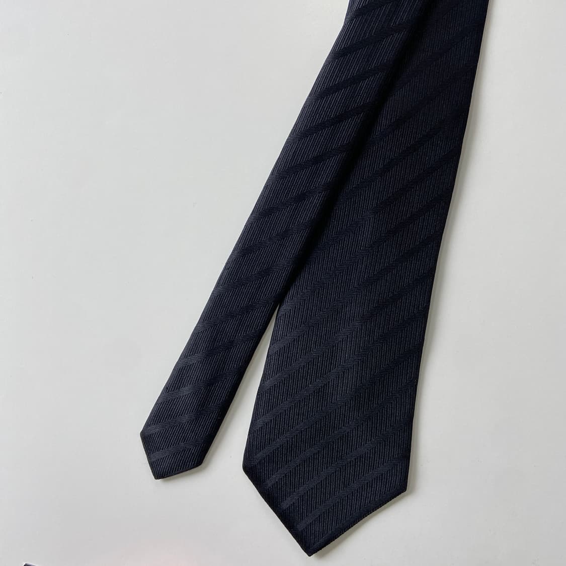 Donato Vinci 블랙 실크 이태리 넥타이 상품이미지2