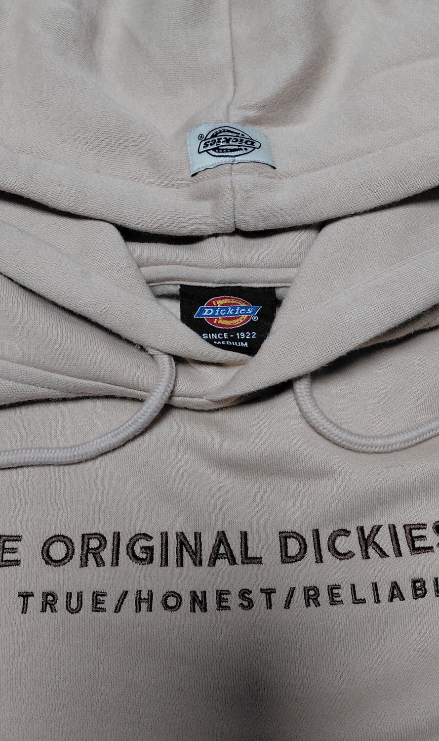 Dickies 베이지 기모 후드티 M 95 상품이미지2