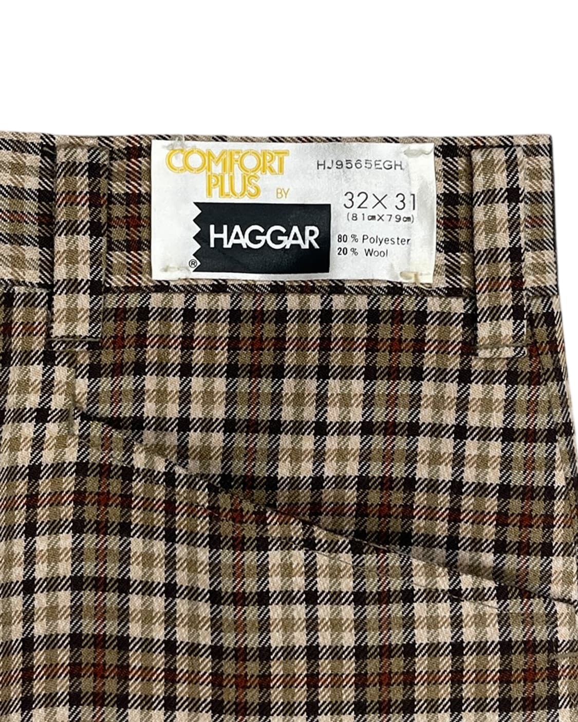 해거 컴포트 플러스 체크 울 슬랙스 상품이미지8