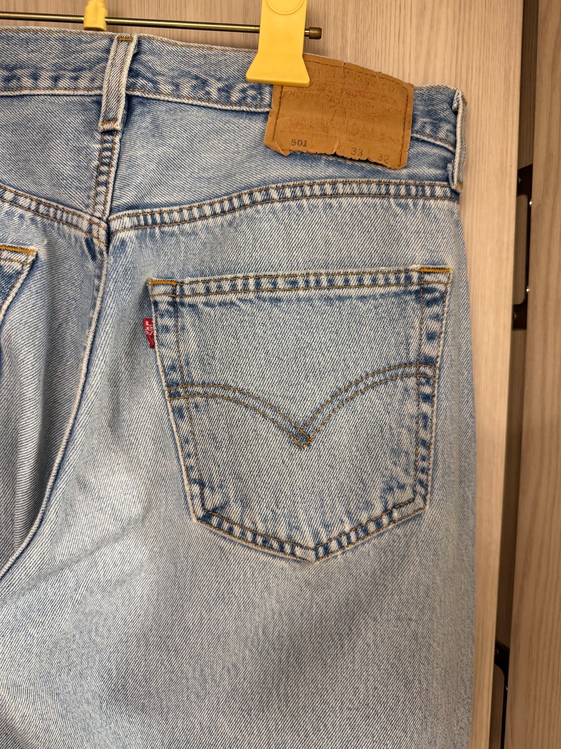 리바이스 501 연청 데님 상품이미지6