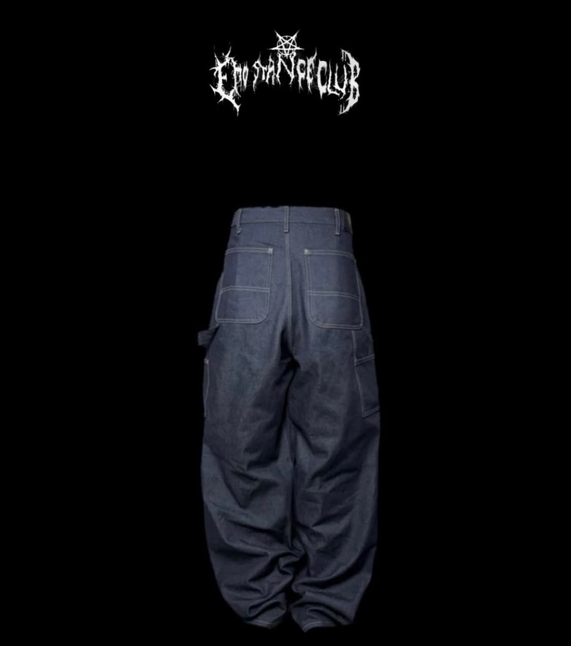 Japanese carpenter wide baggy jeans 상품이미지3