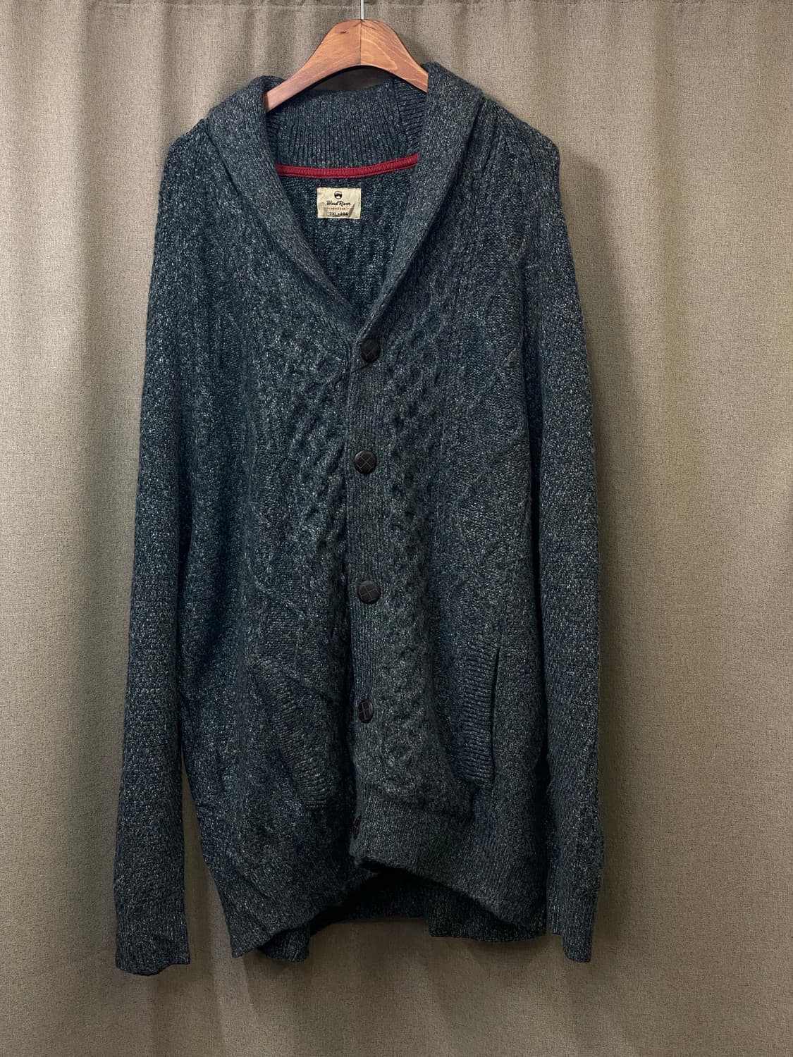 빈티지 헤비 니트 가디건 상품이미지1