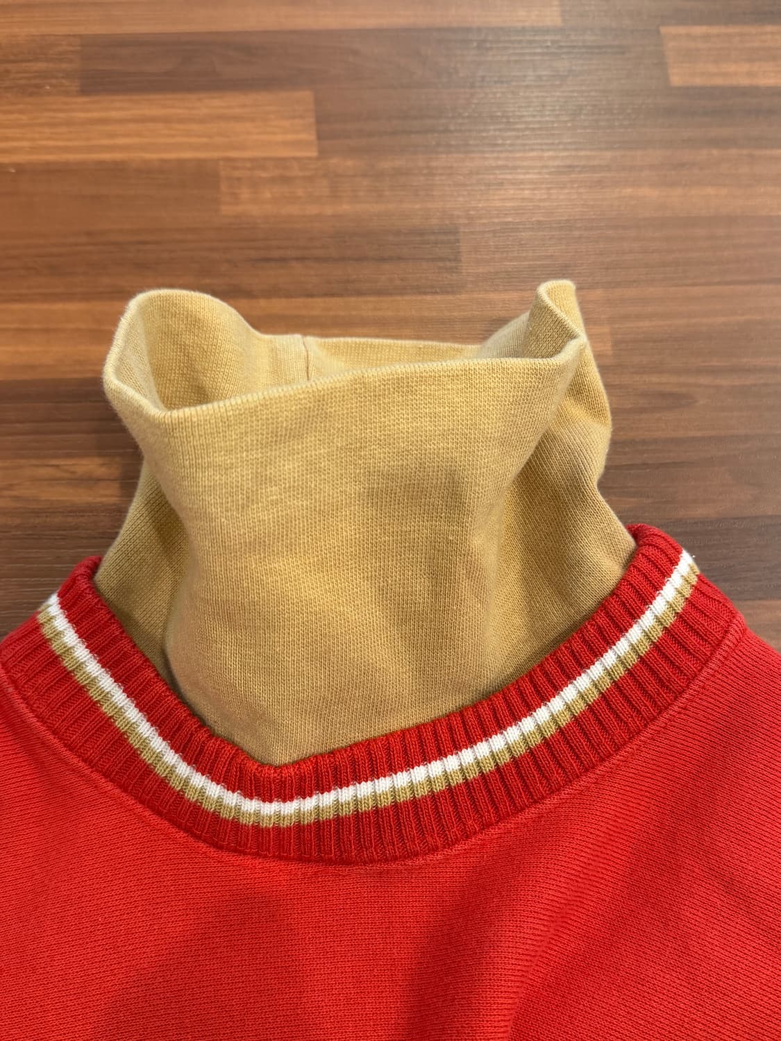 90s The game NFL 샌프란시스코 49ERS 터틀넥 스웻셔츠 상품이미지8