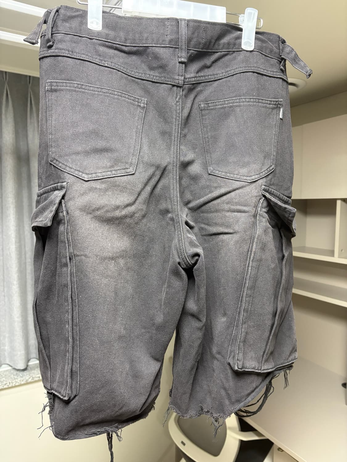 [2] 도미넌트 데님 카고 버뮤다 팬츠 (블랙) 상품이미지3