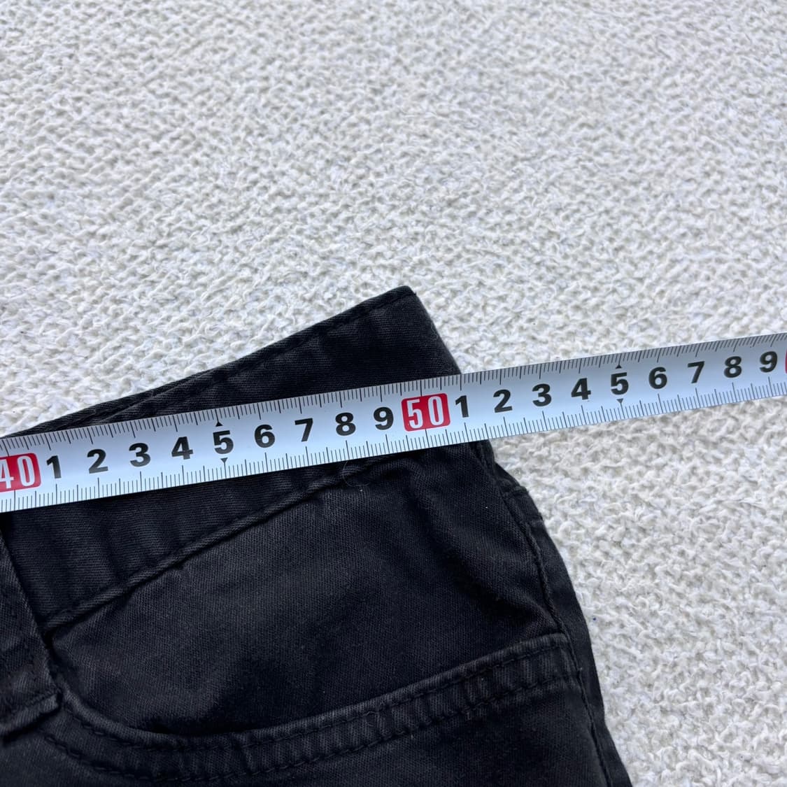 42 빈티지 남성 블랙 데님 팬츠 0429E 상품이미지5