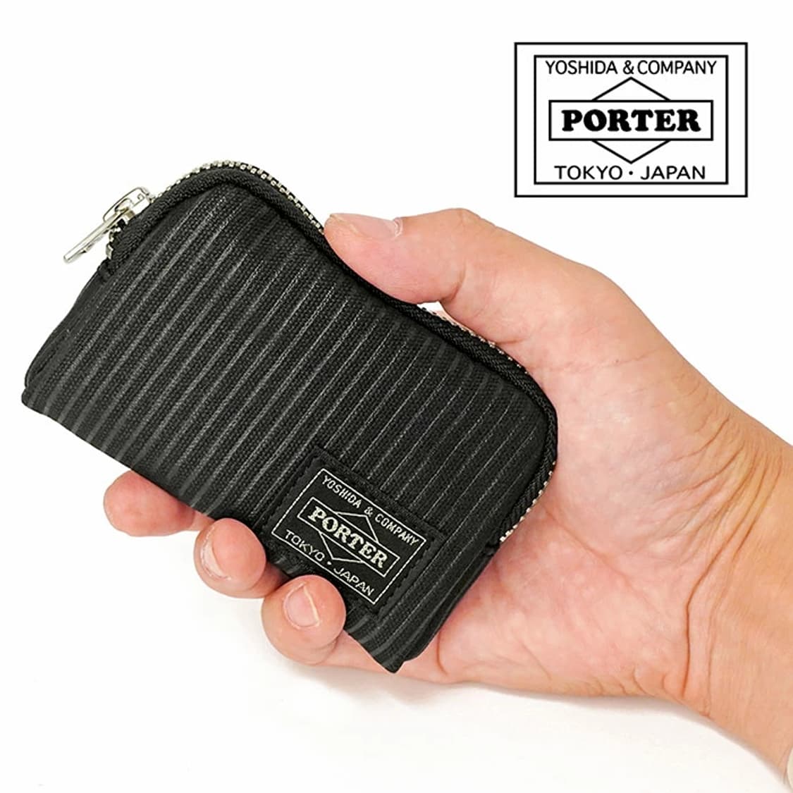 포터 드로잉 코인 키 케이스 블랙 650-09782 상품이미지2