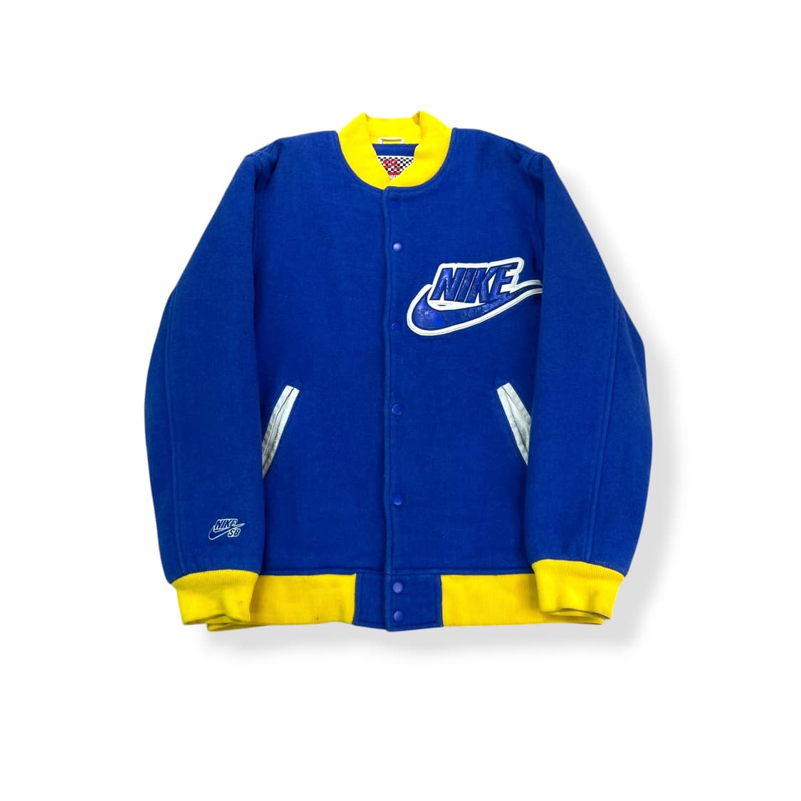 100 나이키 X 슈프림 스타장 슈나장 블루 2007 바시티 자켓 상품이미지2