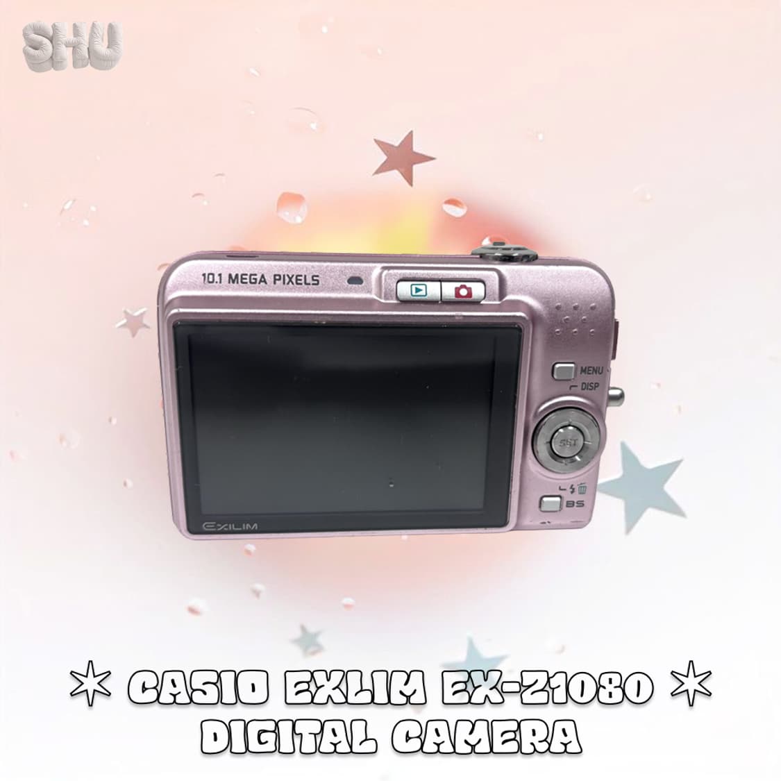 카시오 엑슬림 EX-Z1080 빈티지 디카 핑크 상품이미지4