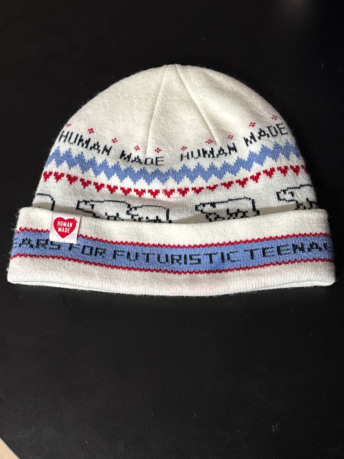 휴먼메이드 자카드 비니 상품이미지1