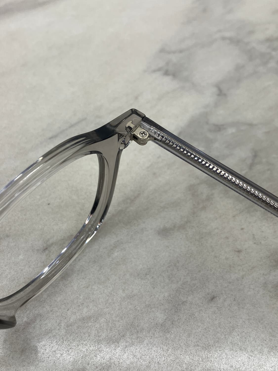 B52 HD 투명 그레이 웰링턴 뿔테 안경6819 상품이미지3