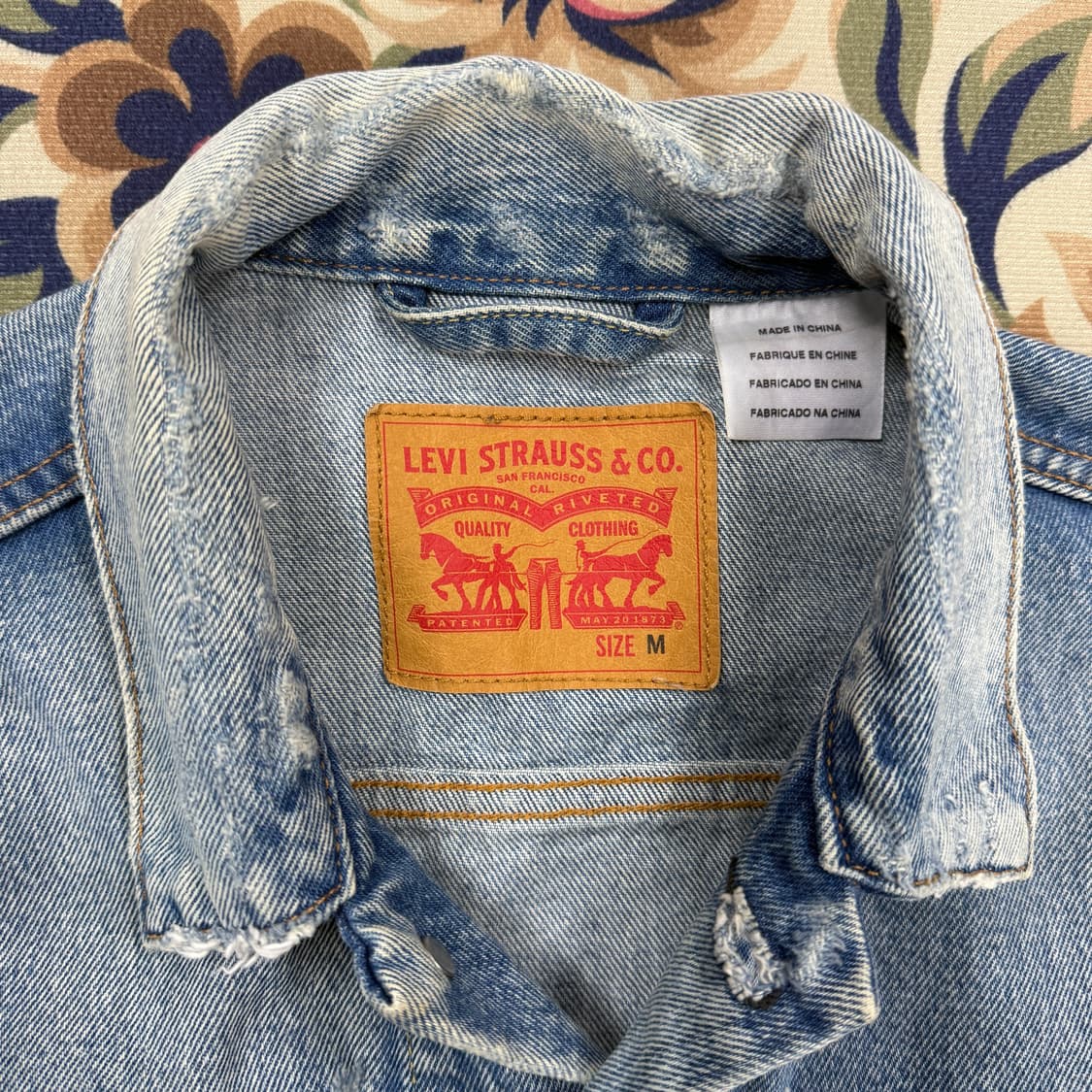 (M)리바이스 Levis 워싱 데님 트러커자켓 상품이미지2