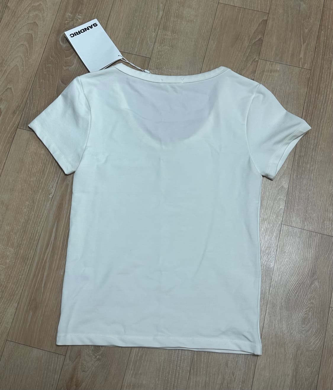 샌드릭 LINE.01 u-neck tee Ivory S 상품이미지3