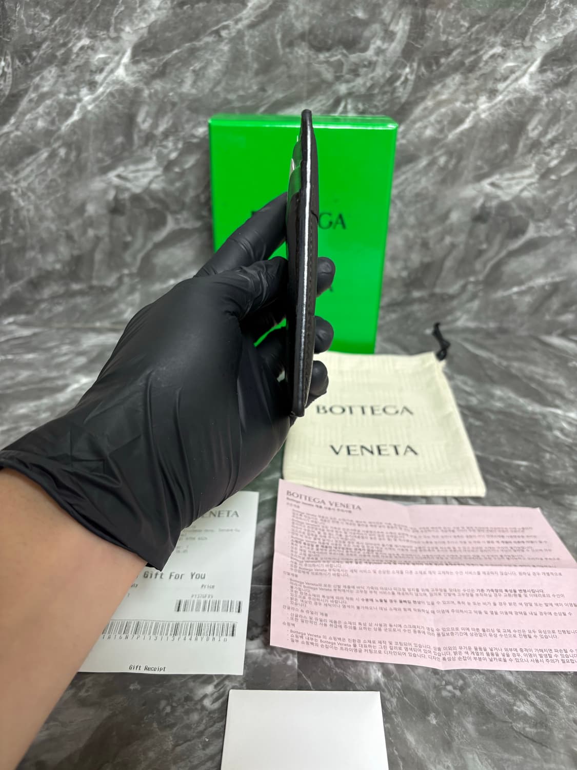 보테가베네타 카세트 투톤 카드지갑 상품이미지6