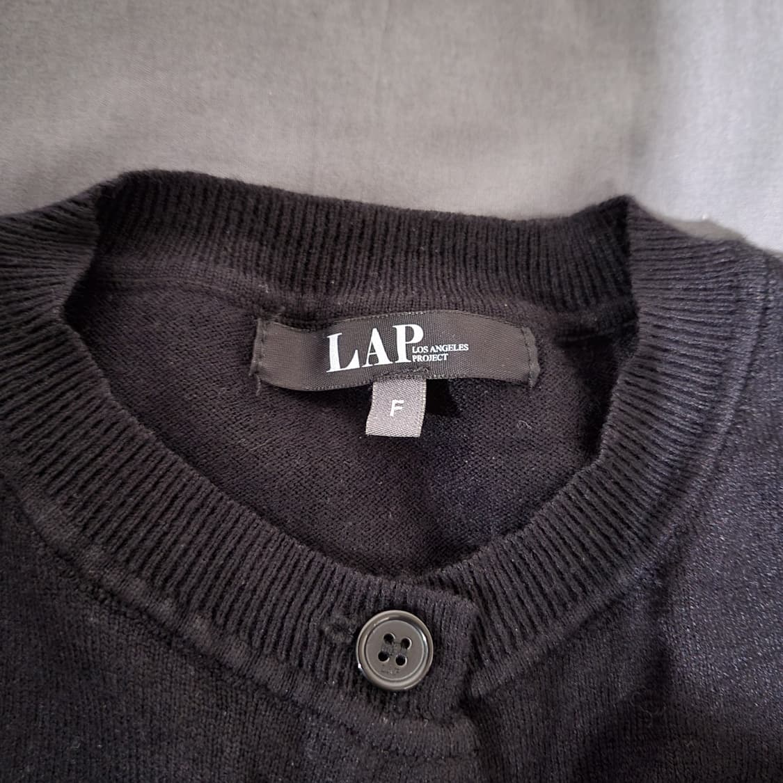 LAP 블랙 가디건 상품이미지3