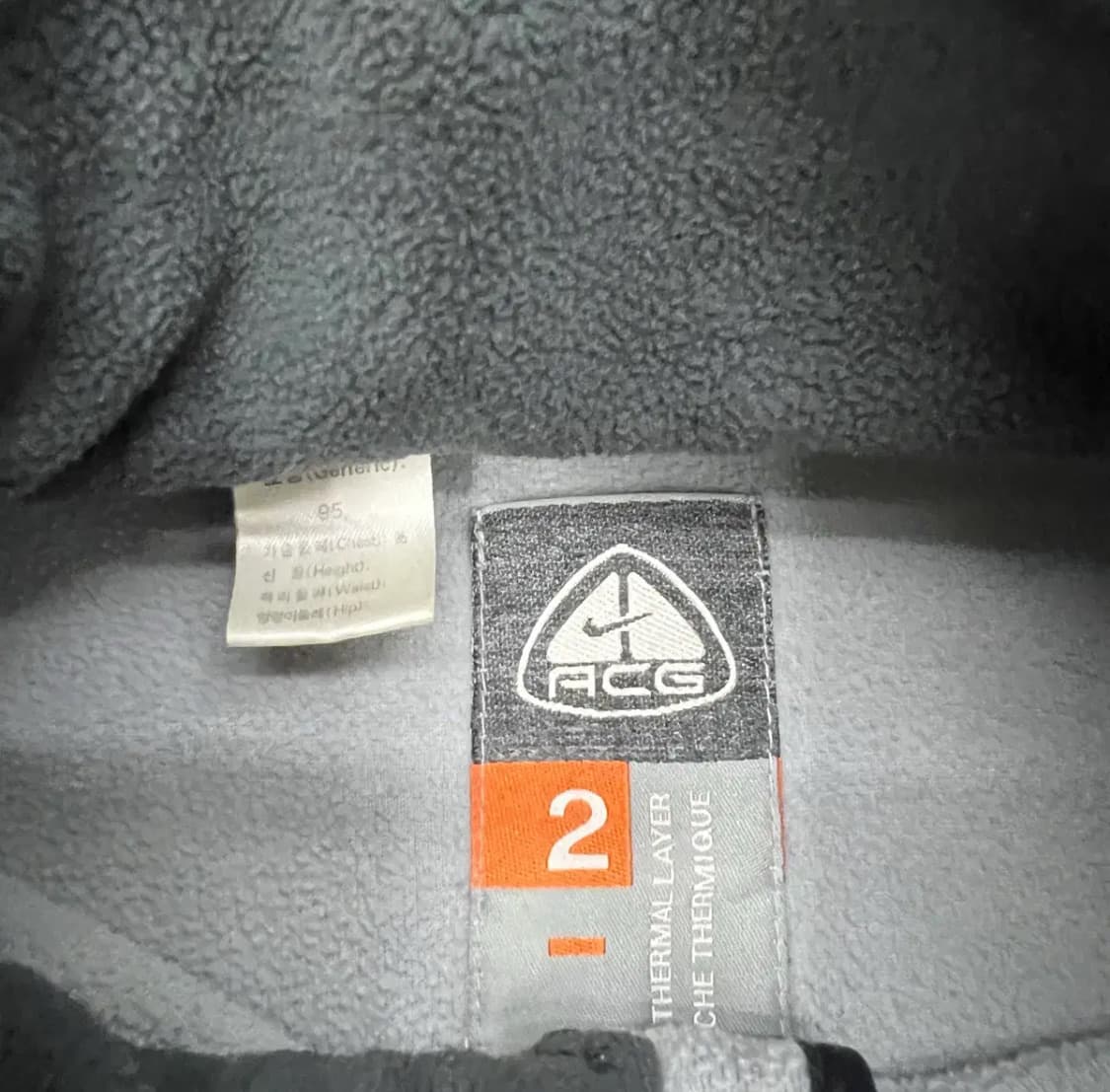 나이키 acg 그레이블루 후리스 상품이미지2