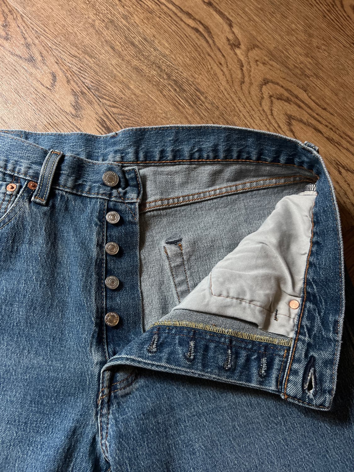 [34]리바이스 프리미엄 501 빅E 스트레이트 데님 팬츠 상품이미지3