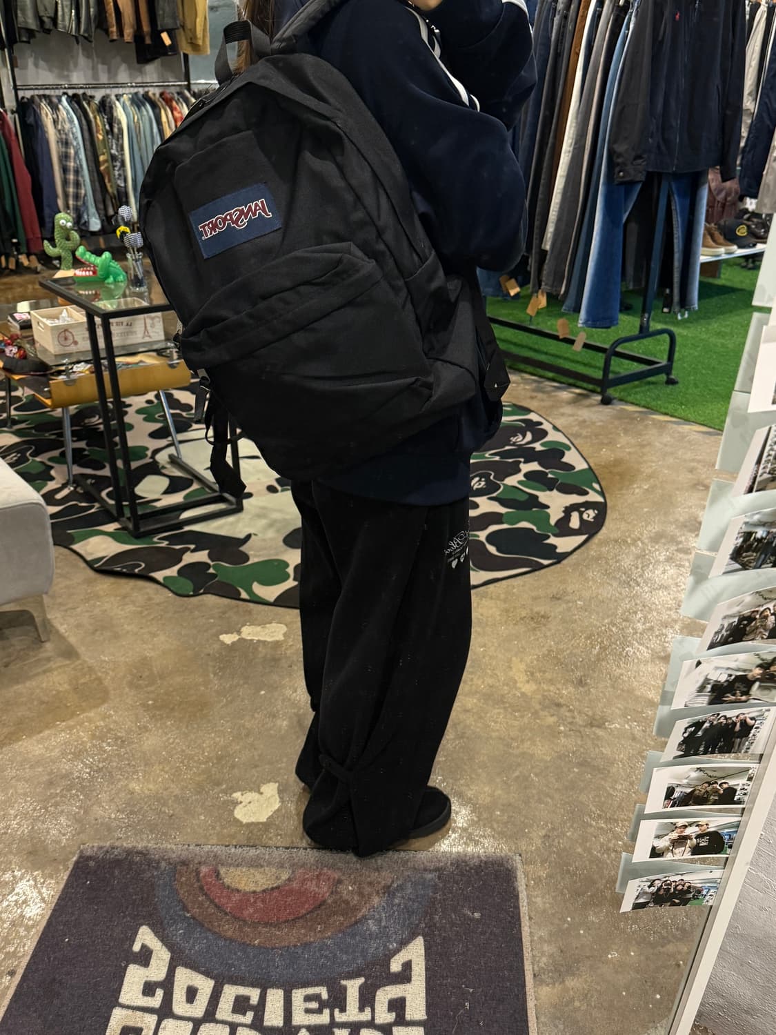 잔스포츠 백팩 블랙 상품이미지5