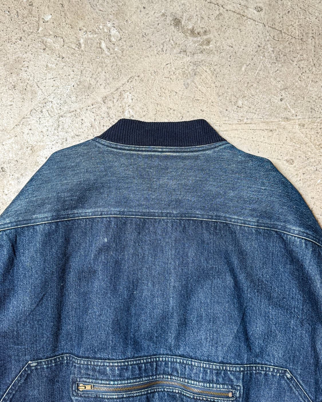80‘s i.s. ISSEY MIYAKE – Denim Bomber JK 상품이미지7