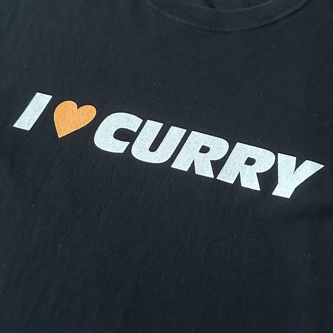 TangTang 탕탕 I LOVE CURRY 프린팅 티셔츠 XL사이즈 상품이미지6