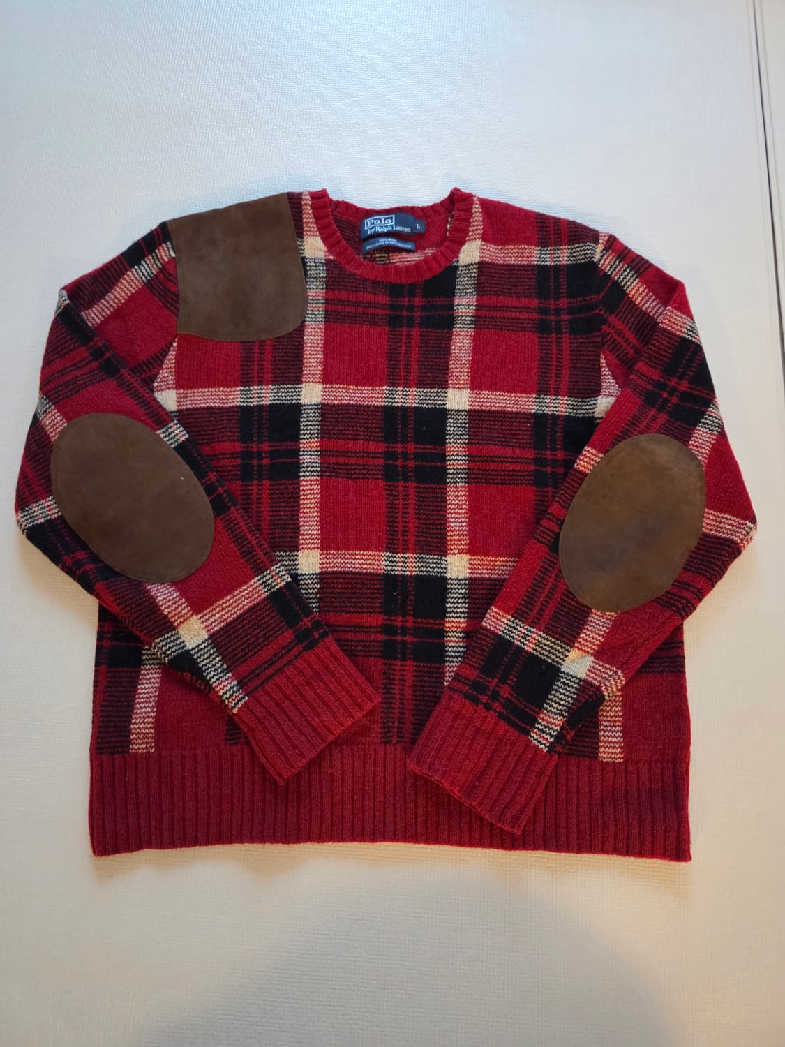 폴로랄프로렌 체크 울 니트 상품이미지1