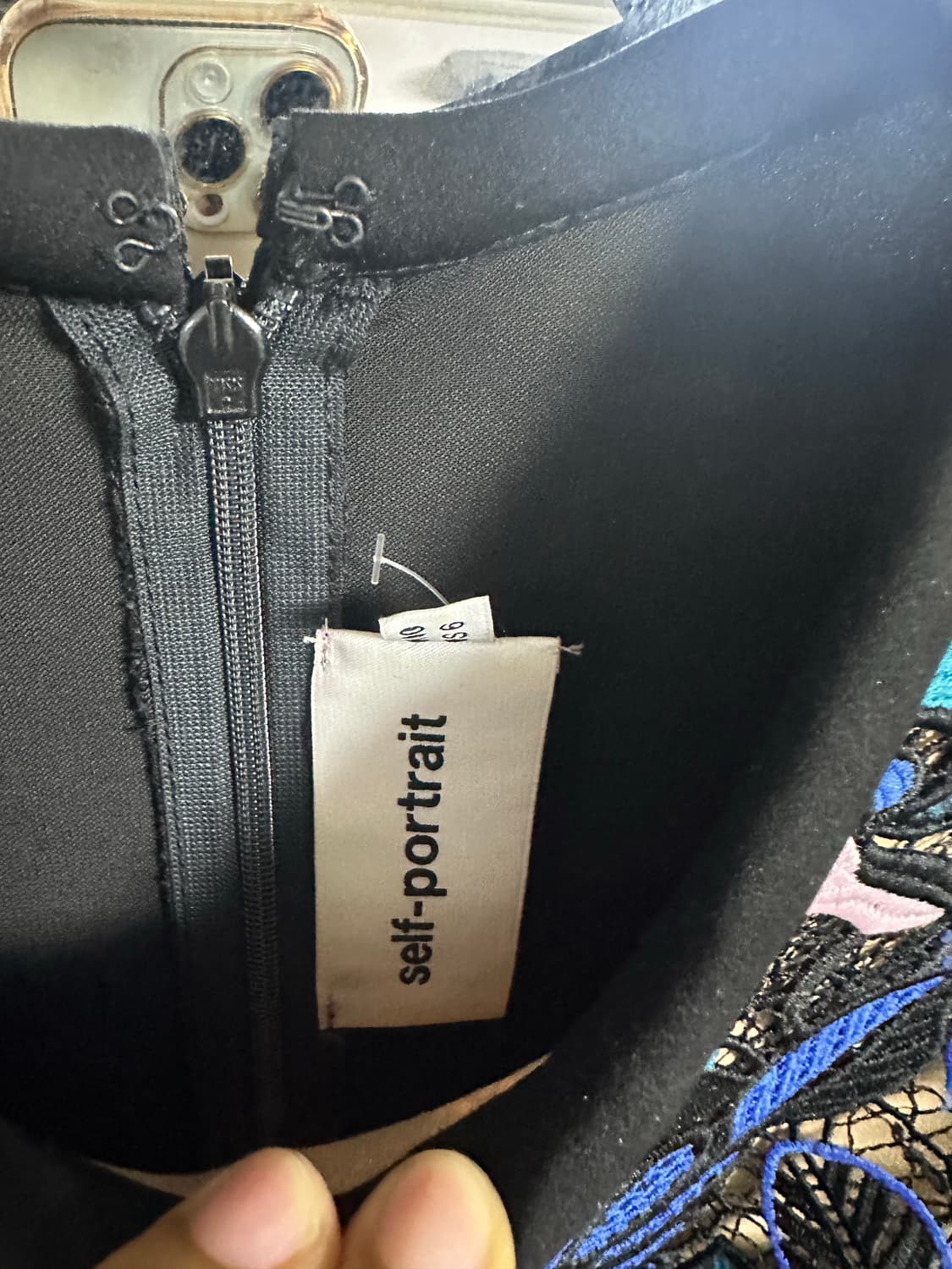 셀프 포트레이트 레이스 원피스 UK10 상품이미지3