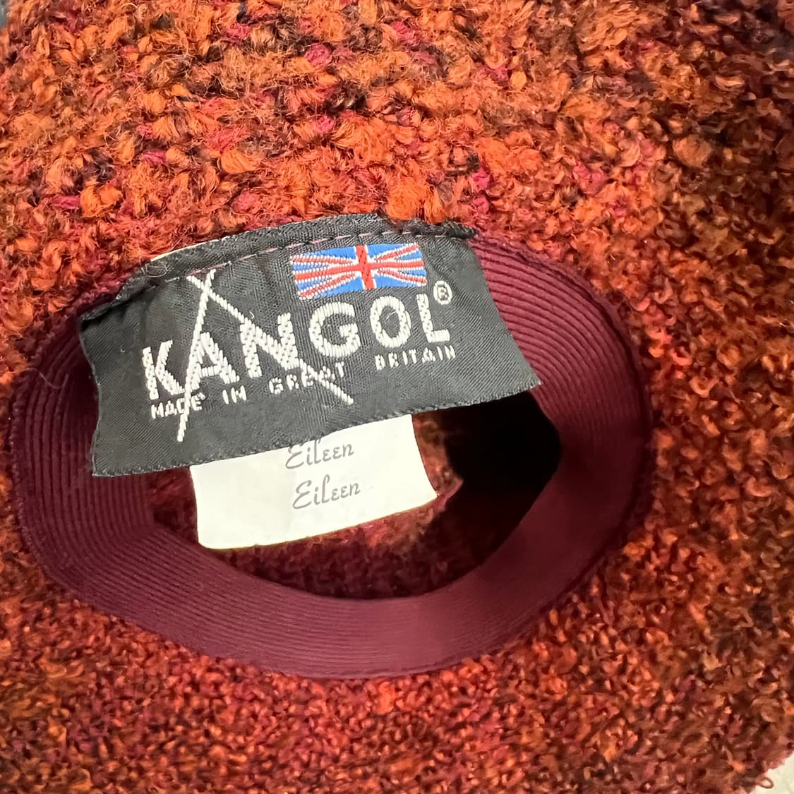 빈티지 캉골 그라데이션 부클 버킷햇 상품이미지5